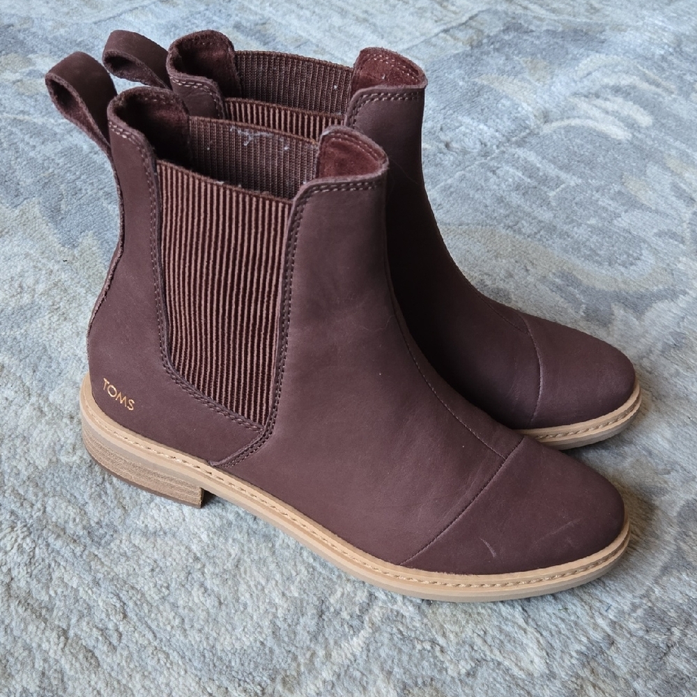 TOMS Women's Brown Charlie Ankle Boots Size 7